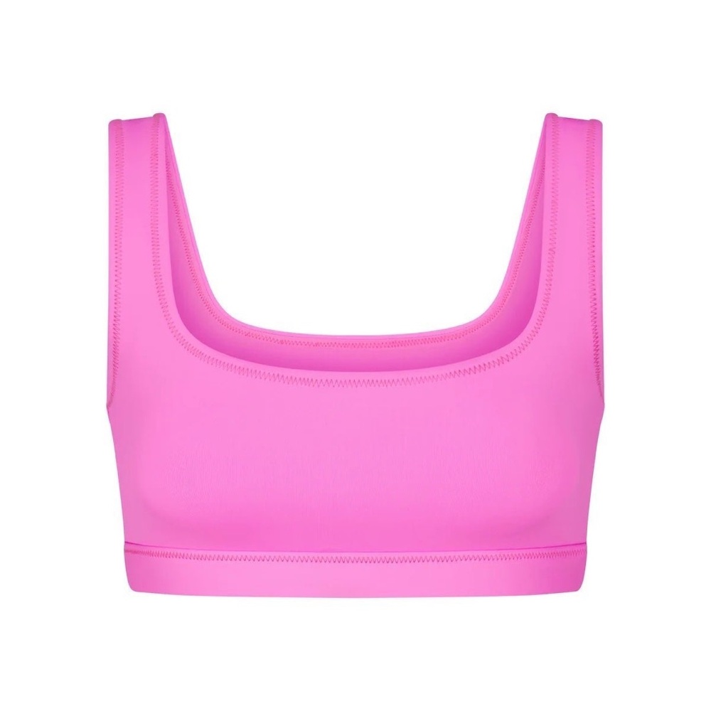 NWT - SKIMS Swim Tank Bikini Top  - Taffy